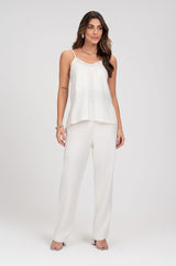 Calça Reta De Alfaiataria Off White Frysaide