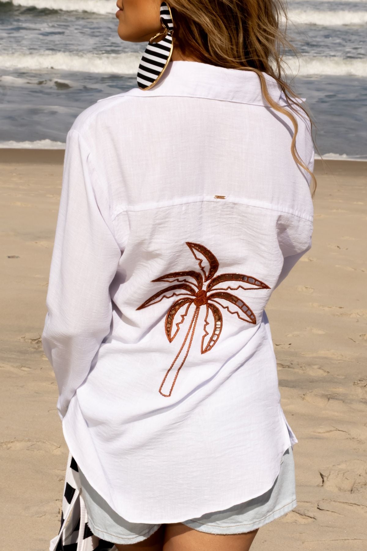 Camisa Branca Coqueiro Rechilieu Frysaide