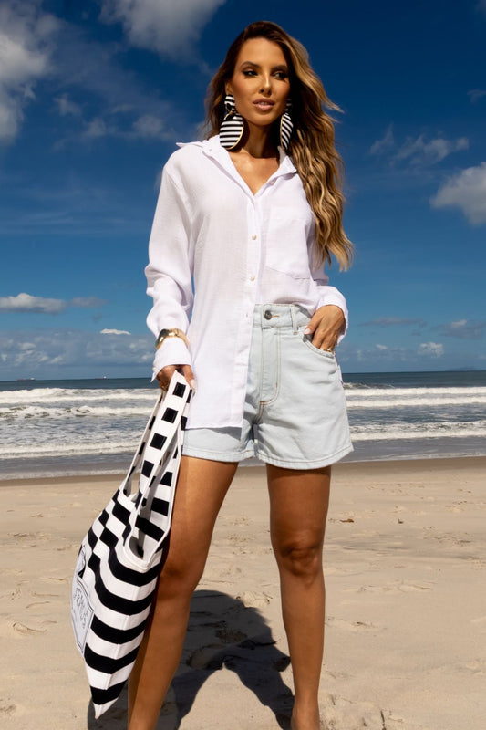 Camisa Branca Coqueiro Rechilieu Frysaide