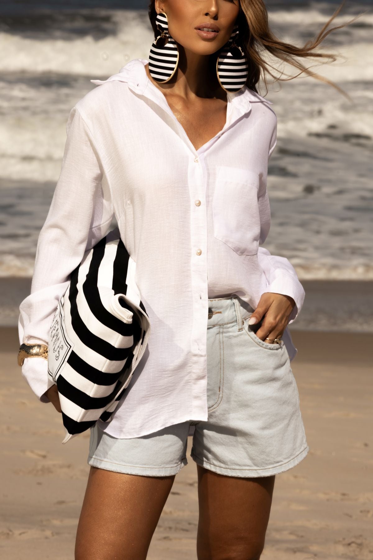 Camisa Branca Coqueiro Rechilieu Frysaide