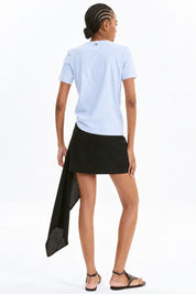 Camiseta Colcci Azul Claro Estampa Frontal