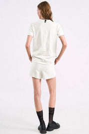 Camiseta Colcci Off White Aplicação Frontal