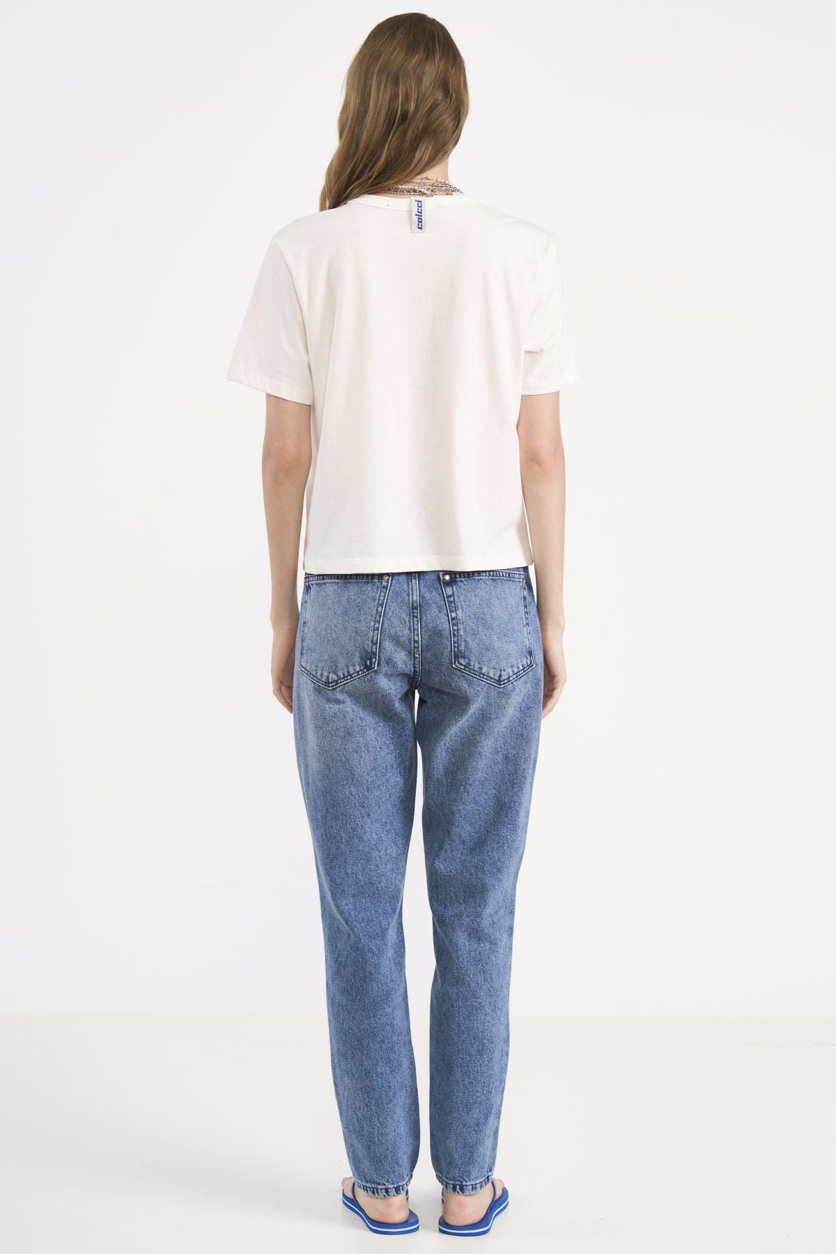 Camiseta Colcci Off White Estampa Brasil