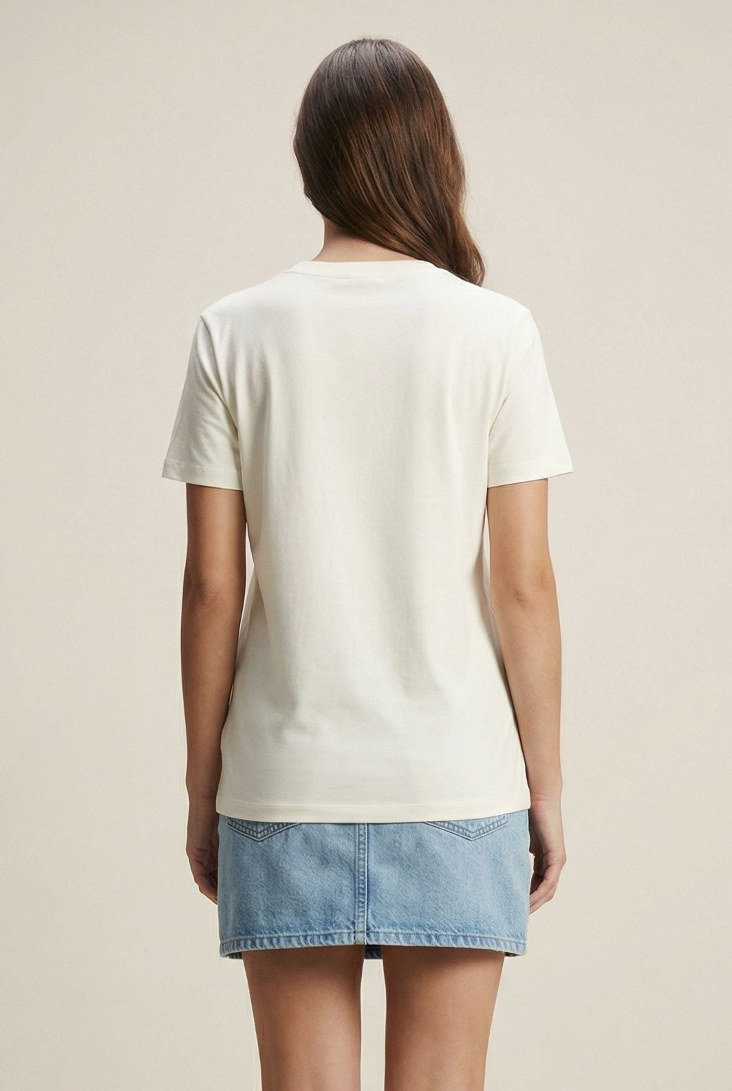 Camiseta Colcci Off White Estampa Concha