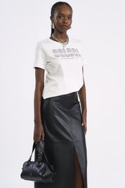 Camiseta Colcci Off White Estampa Localizada