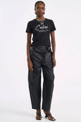 Camiseta Colcci Preta Logo Cursivo Frontal