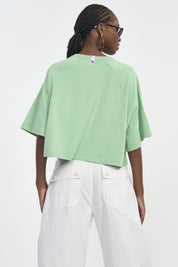 Camiseta Colcci Verde Logo Em Relevo