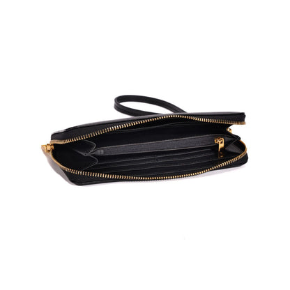 Carteira Grande Santa Lolla Preta Alça De Mão