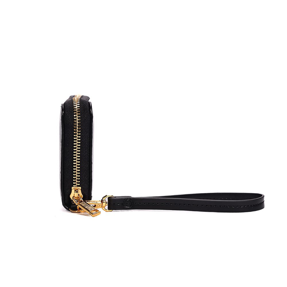 Carteira Grande Santa Lolla Preta Alça De Mão