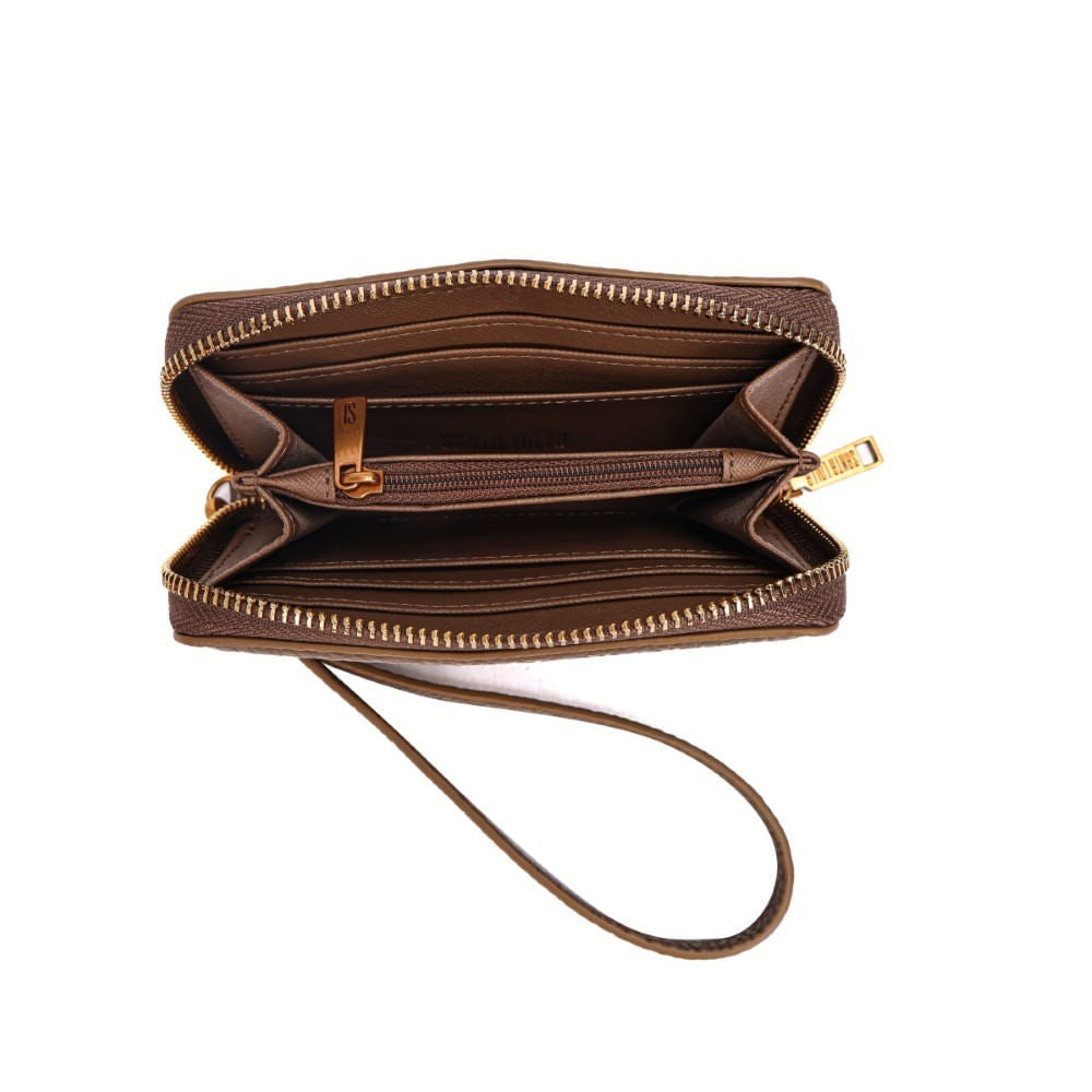 Carteira Marrom Santa Lolla Alça De Mão 