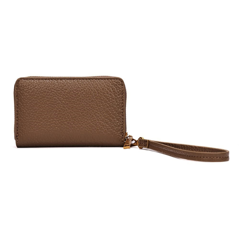 Carteira Marrom Santa Lolla Alça De Mão 