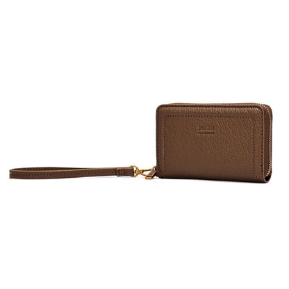 Carteira Marrom Santa Lolla Alça De Mão 