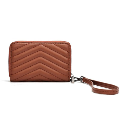 Carteira Marrom Santa Lolla Alça De Mão Matelassê