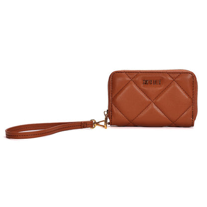 Carteira Pequena Santa Lolla Caramelo Alça De Mão