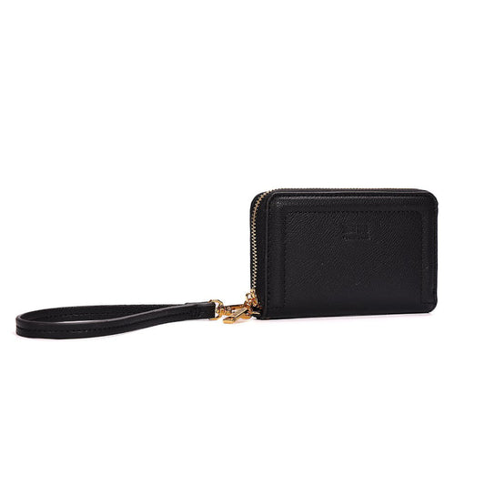 Carteira Pequena Santa Lolla Preta Alça De Mão