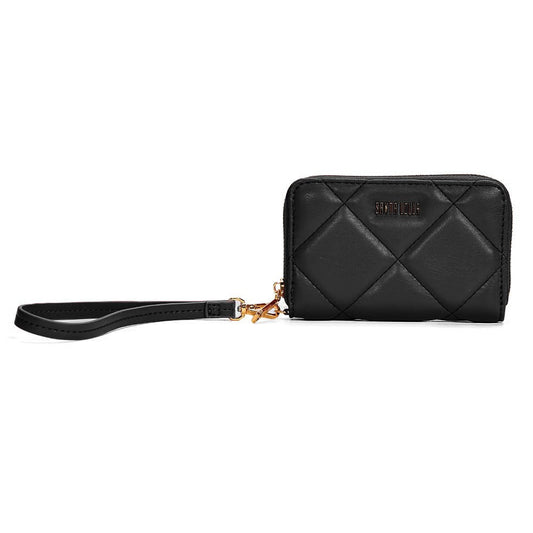 Carteira Pequena Santa Lolla Preta Alça De Mão