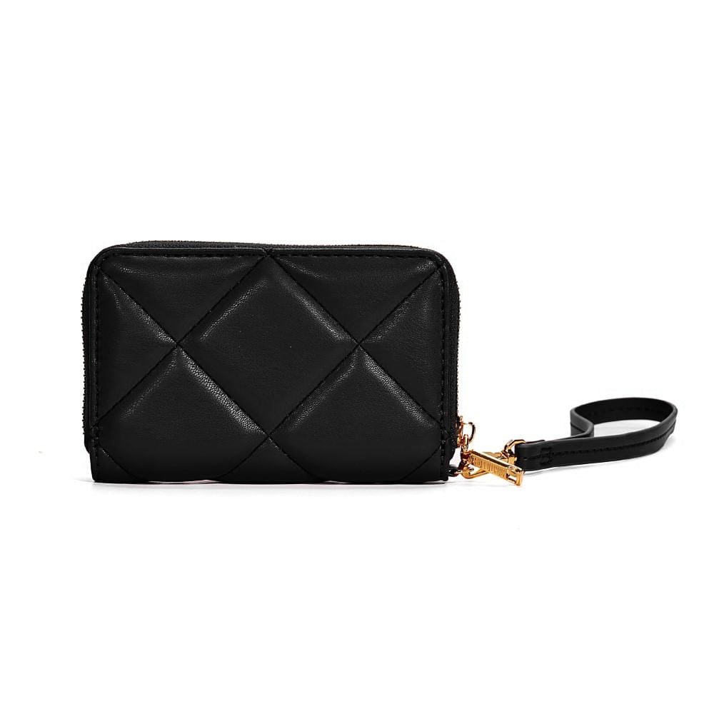 Carteira Pequena Santa Lolla Preta Alça De Mão