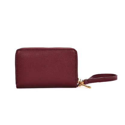 Carteira Pequena Santa Lolla Vermelha Alça De Mão