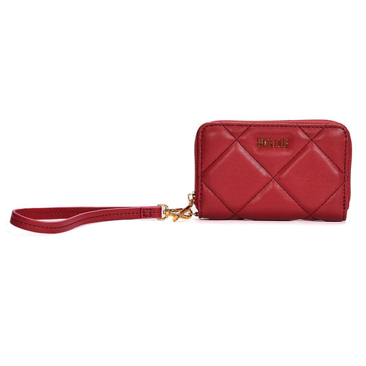 Carteira Pequena Santa Lolla Vermelha Soft Alça De Mão