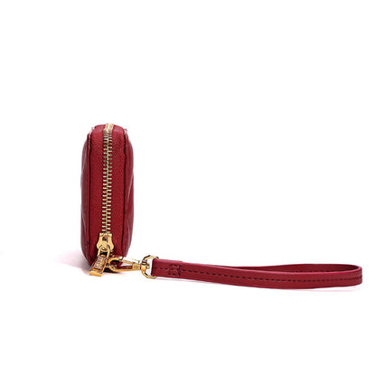 Carteira Pequena Santa Lolla Vermelha Soft Alça De Mão