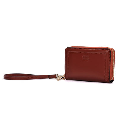 Carteira Santa Lolla Marrom Alça De Mão