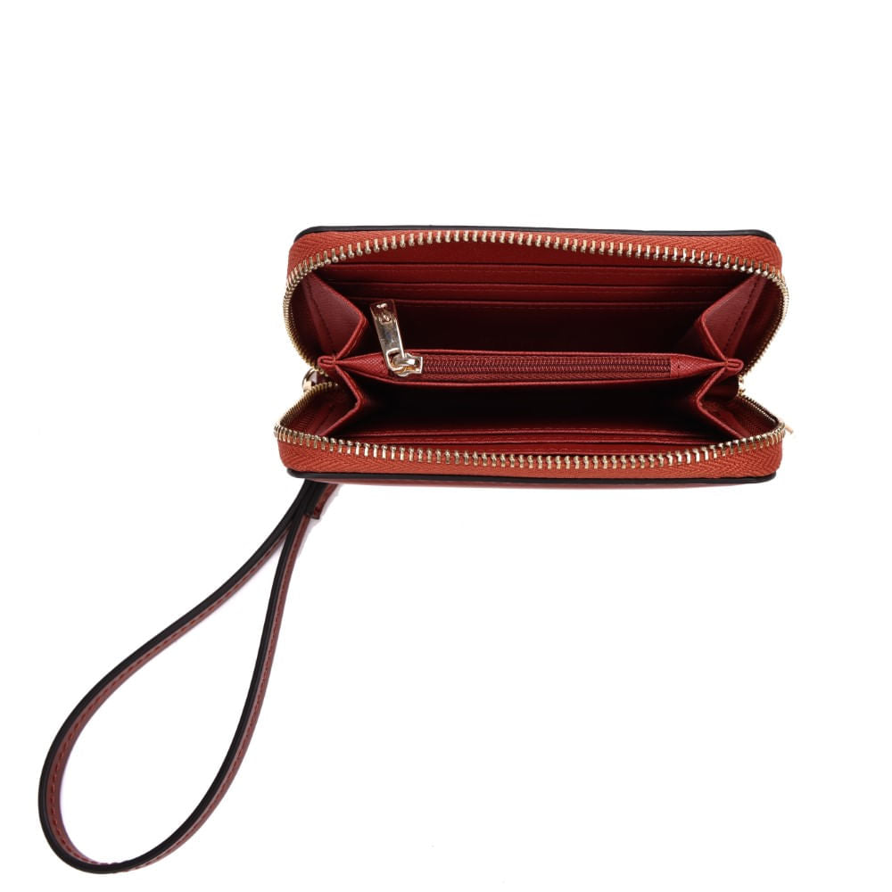 Carteira Santa Lolla Marrom Alça De Mão