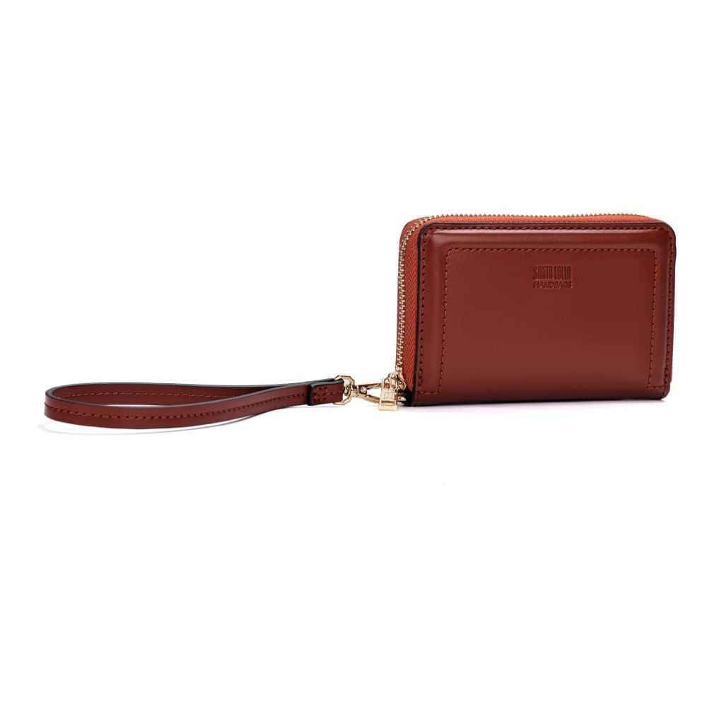 Carteira Santa Lolla Marrom Alça De Mão