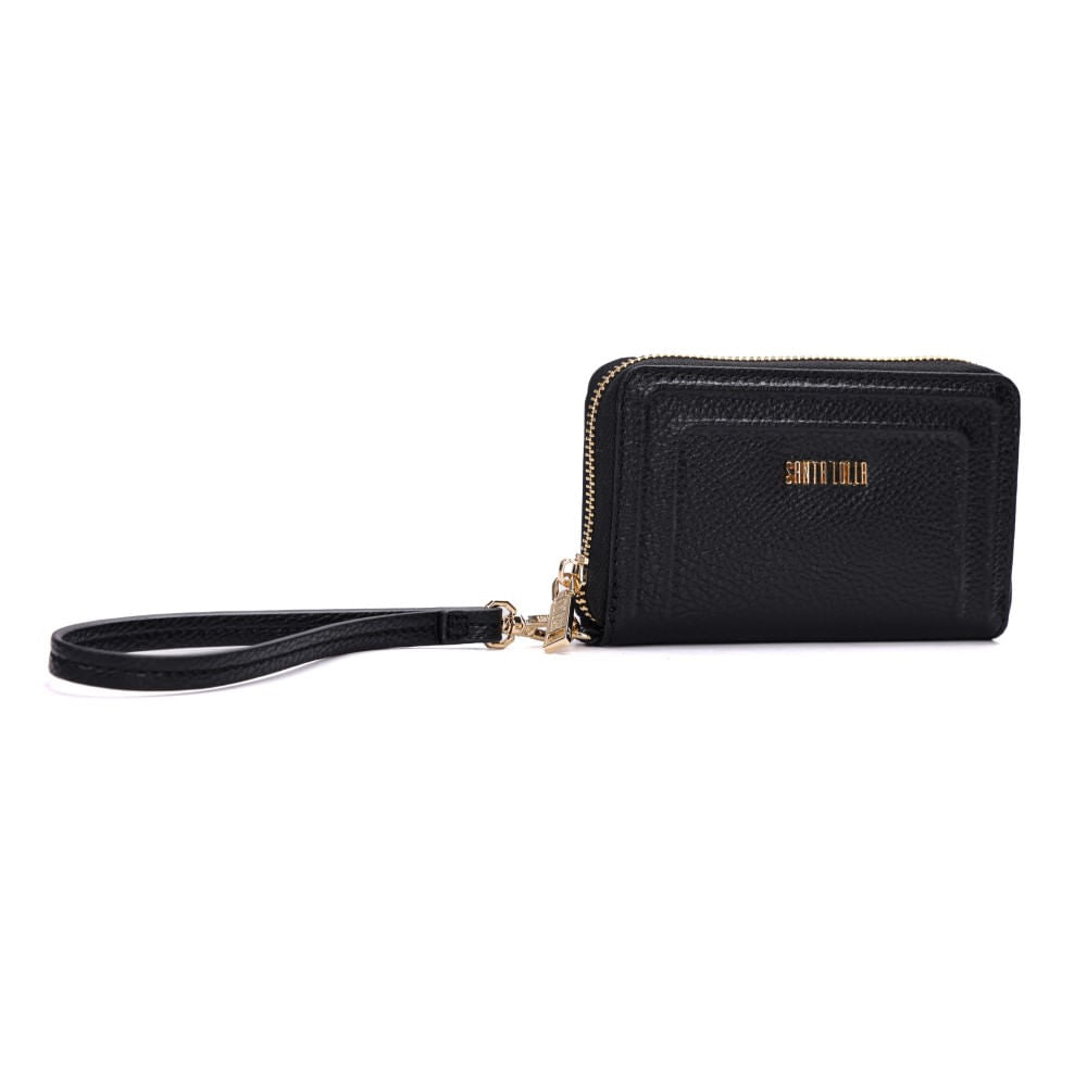 Carteira Santa Lolla Preta Alça De Mão