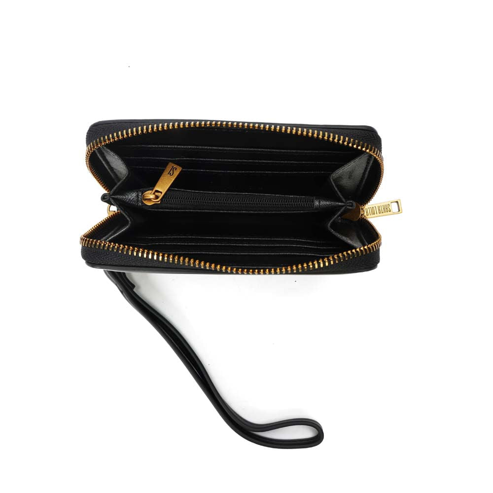 Carteira Santa Lolla Preta Alça De Mão