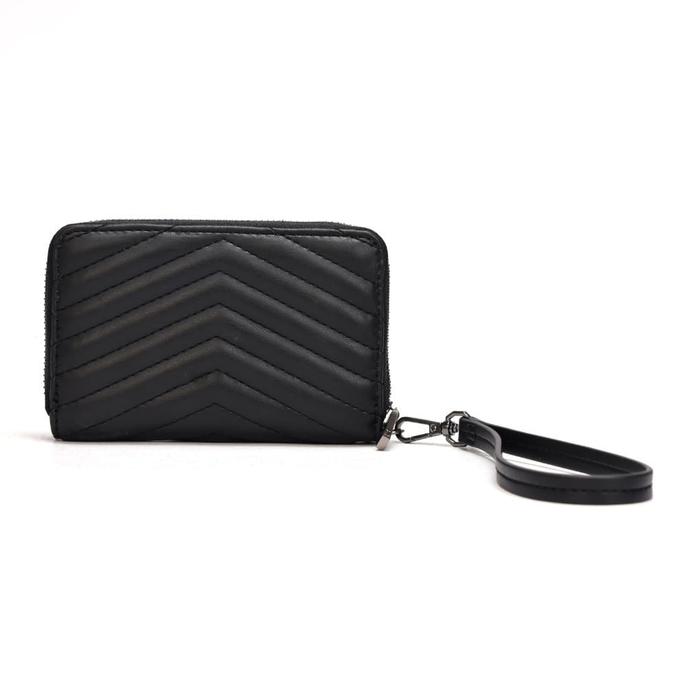 Carteira Santa Lolla Preta Matelassê Pequena