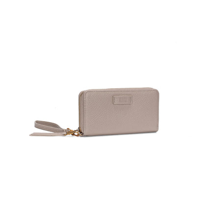 Carteira Santa Lolla Taupe Floater Alça Pulseira