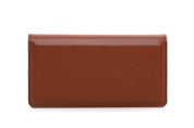 Carteira Santa Lolla Terracota Placa Metal Dourada