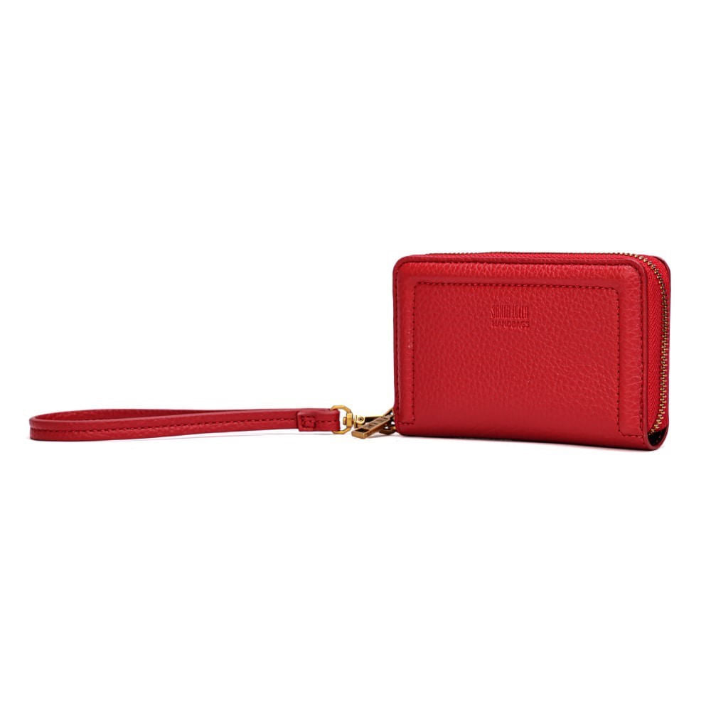 Carteira Vermelha Santa Lolla Alça De Mão 