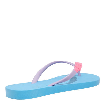 Chinelo Flip Flop Santa Lolla Azul Tiras Lilás
