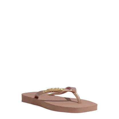 Chinelo Flip Flop Santa Lolla Bronze 