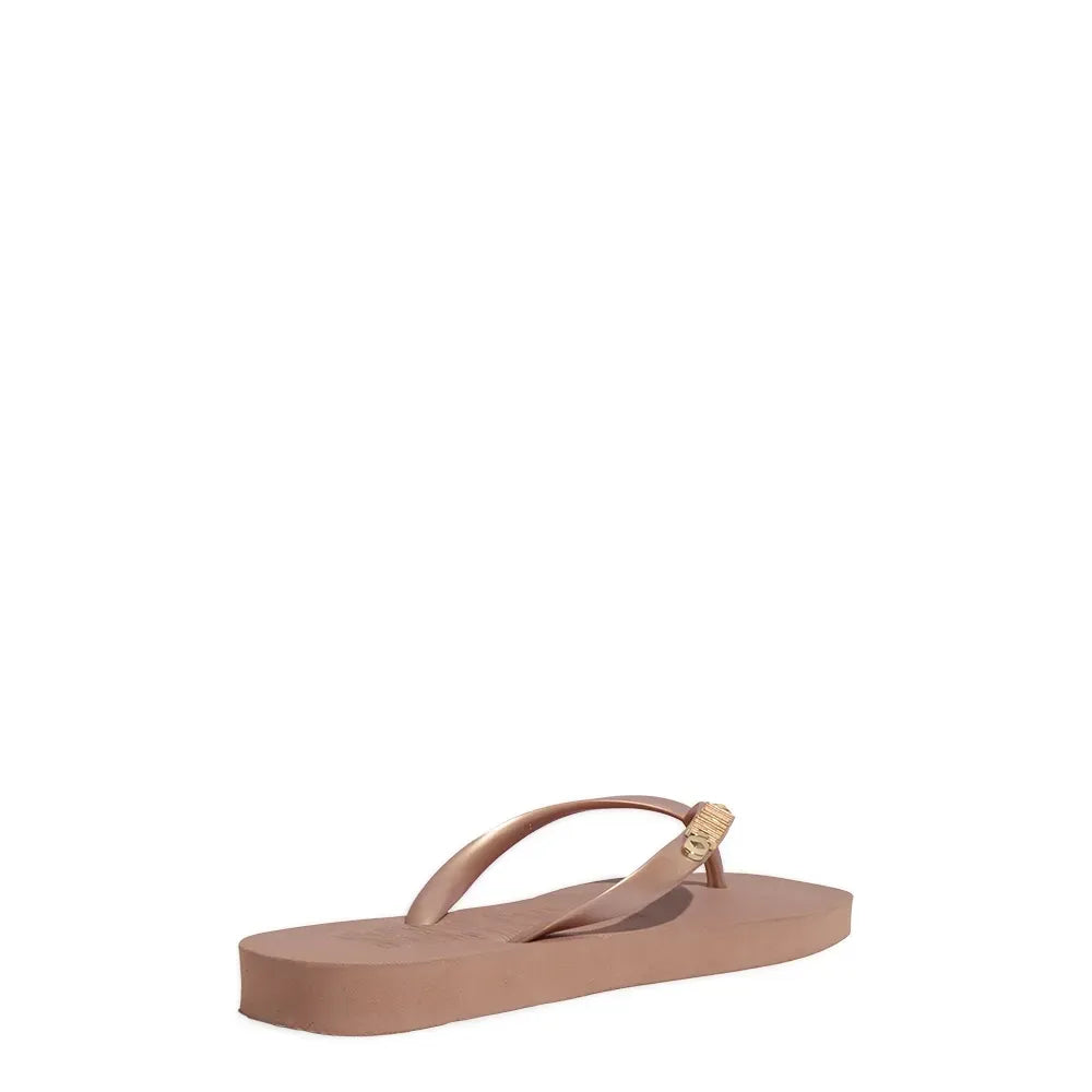 Chinelo Flip Flop Santa Lolla Bronze 