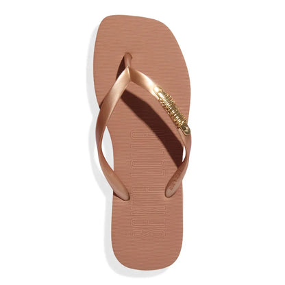Chinelo Flip Flop Santa Lolla Bronze 