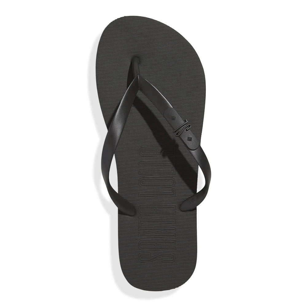 Chinelo Flip Flop Santa Lolla Preto Tira Em Y