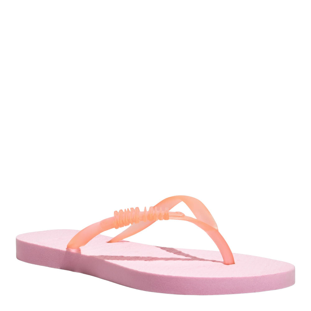 Chinelo Flip Flop Santa Lolla Rosa Liso