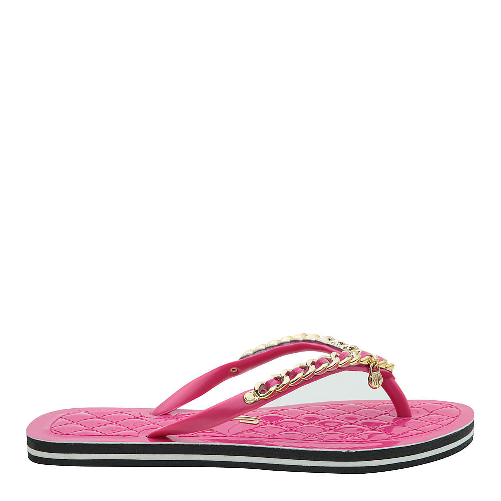 Chinelo Flip Flop Santa Lolla Rosa Pink Correntes