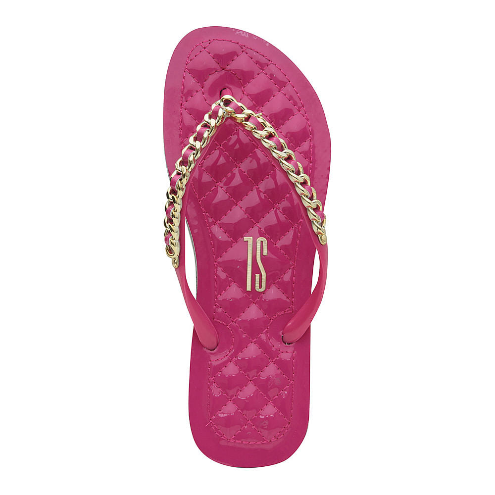 Chinelo Flip Flop Santa Lolla Rosa Pink Correntes