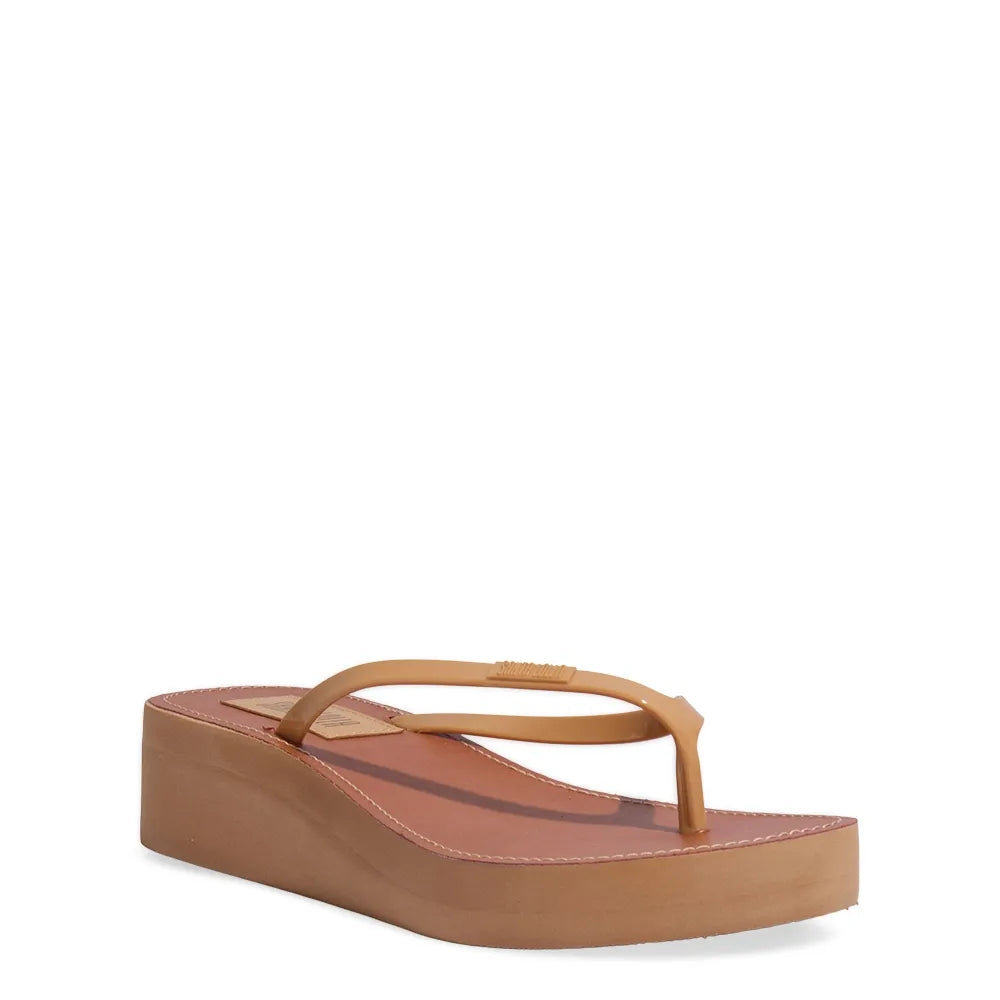 Chinelo Plataforma Santa Lolla Bege