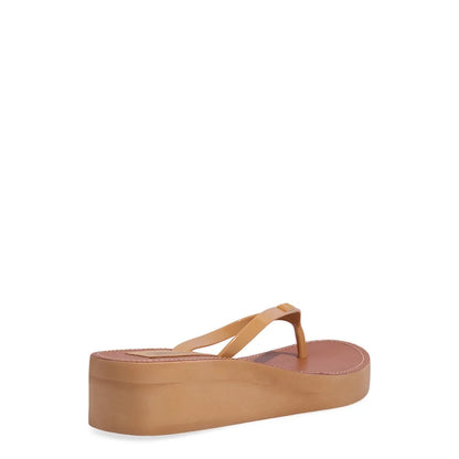 Chinelo Plataforma Santa Lolla Bege