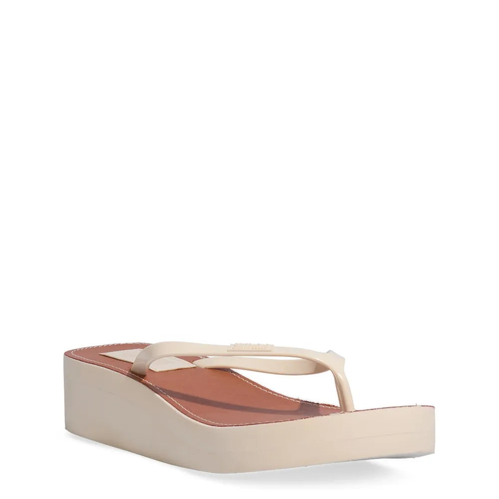 Chinelo Plataforma Santa Lolla Off White