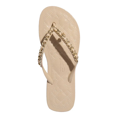 Chinelo Santa Lolla Areia Verniz Correntes