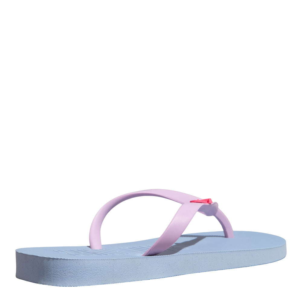 Chinelo Santa Lolla Azul Flip Flop Tiras Lilás