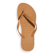 Chinelo Santa Lolla Bege Flip Flop Tiras Brilho
