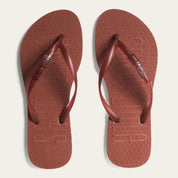 Chinelo Santa Lolla Marrom Flip Flop Borracha