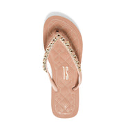Chinelo Santa Lolla Nude Verniz Correntes