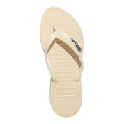 Chinelo Santa Lolla Off White Tiras Y Detalhe Azul